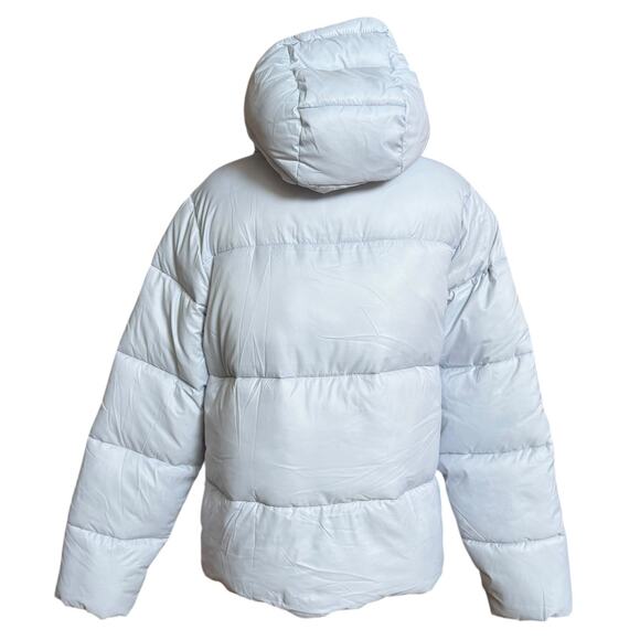 PINK NEW Marshmallow Puffer Coat Jacket Size XS Snap Front with Zipper Closure - Picture 6 of 12